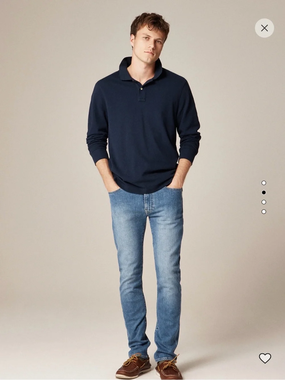 J. Crew Men's 770 Straight-fit Stretch Jeans in Medium Wash 30x30 NWT